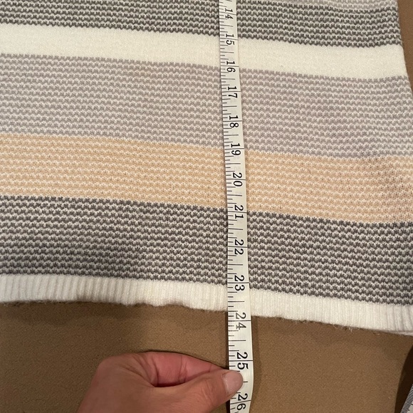 Verve Ami Mock Striped Turtleneck Sweater - size medium - Picture 8 of 8